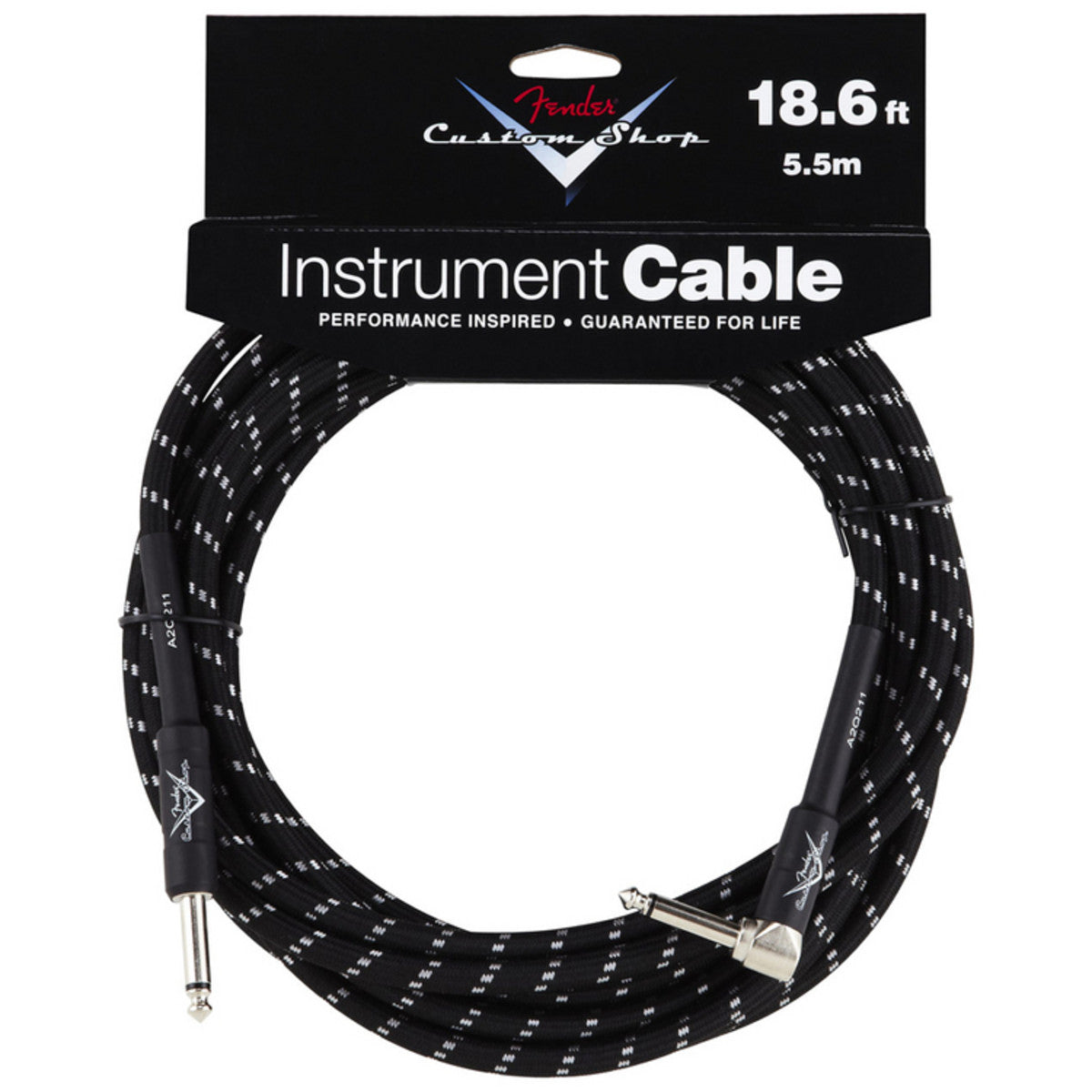 Dây Cáp Kết Nối Fender Custom Shop Performance Instrument Cable, 1 Đầu Thẳng - 1 Đầu Vuông - Việt Music