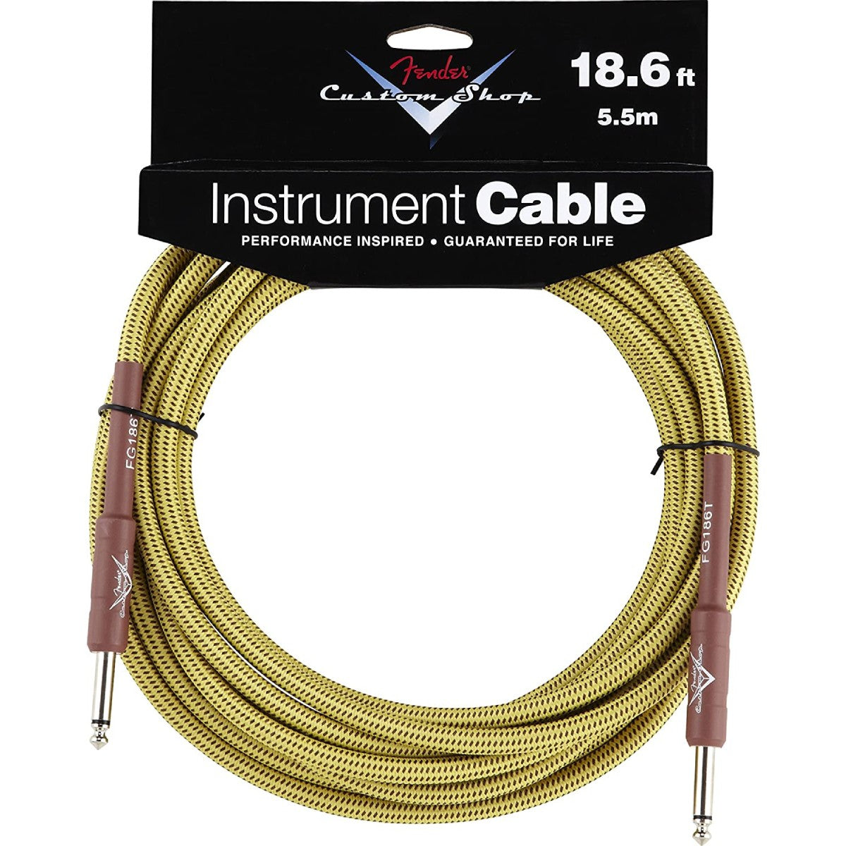 Dây Cáp Kết Nối Fender Custom Shop Performance Instrument Cable, 2 Đầu Thẳng - Việt Music