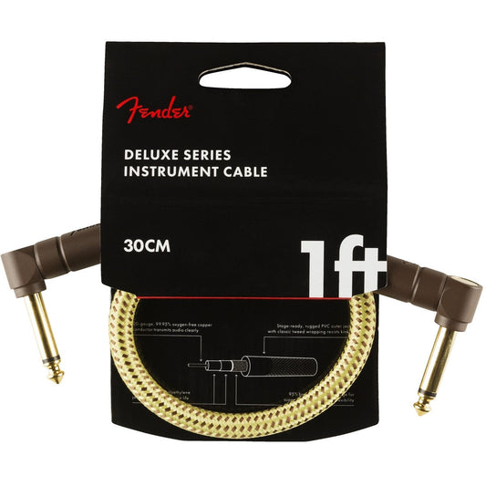 Dây Cáp Kết Nối Fender Deluxe Series Tweed Instrument Cable, 2 Đầu Vuông - Việt Music