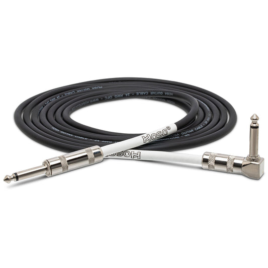 Dây Cáp Kết Nối Hosa Guitar Cable, 1 Đầu Thẳng - 1 Đầu Vuông - Việt Music