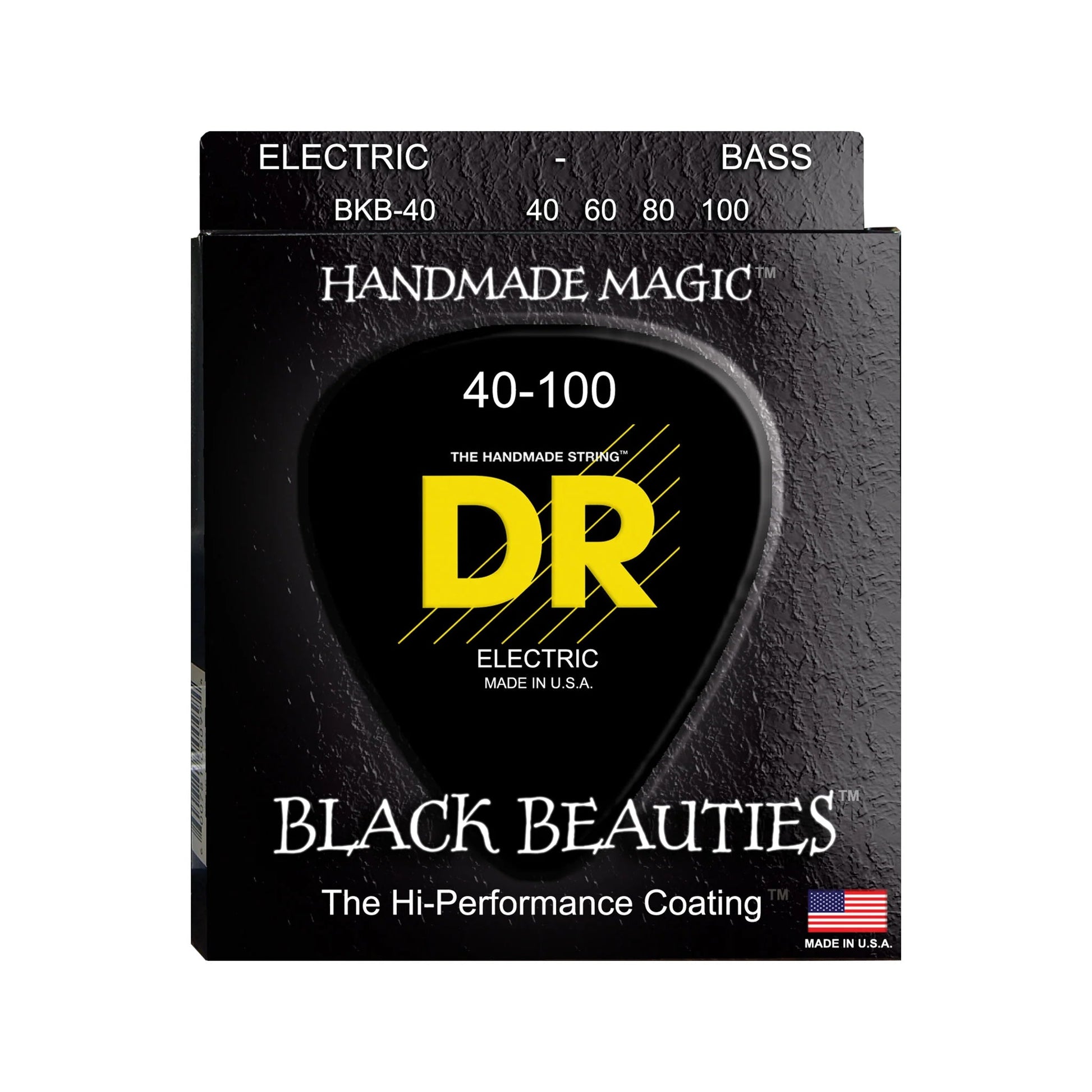 Dây Đàn Guitar Bass DR Strings BKB-40 Black Beauties - Việt Music