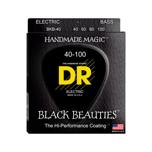 Dây Đàn Guitar Bass DR Strings BKB-40 Black Beauties - Việt Music