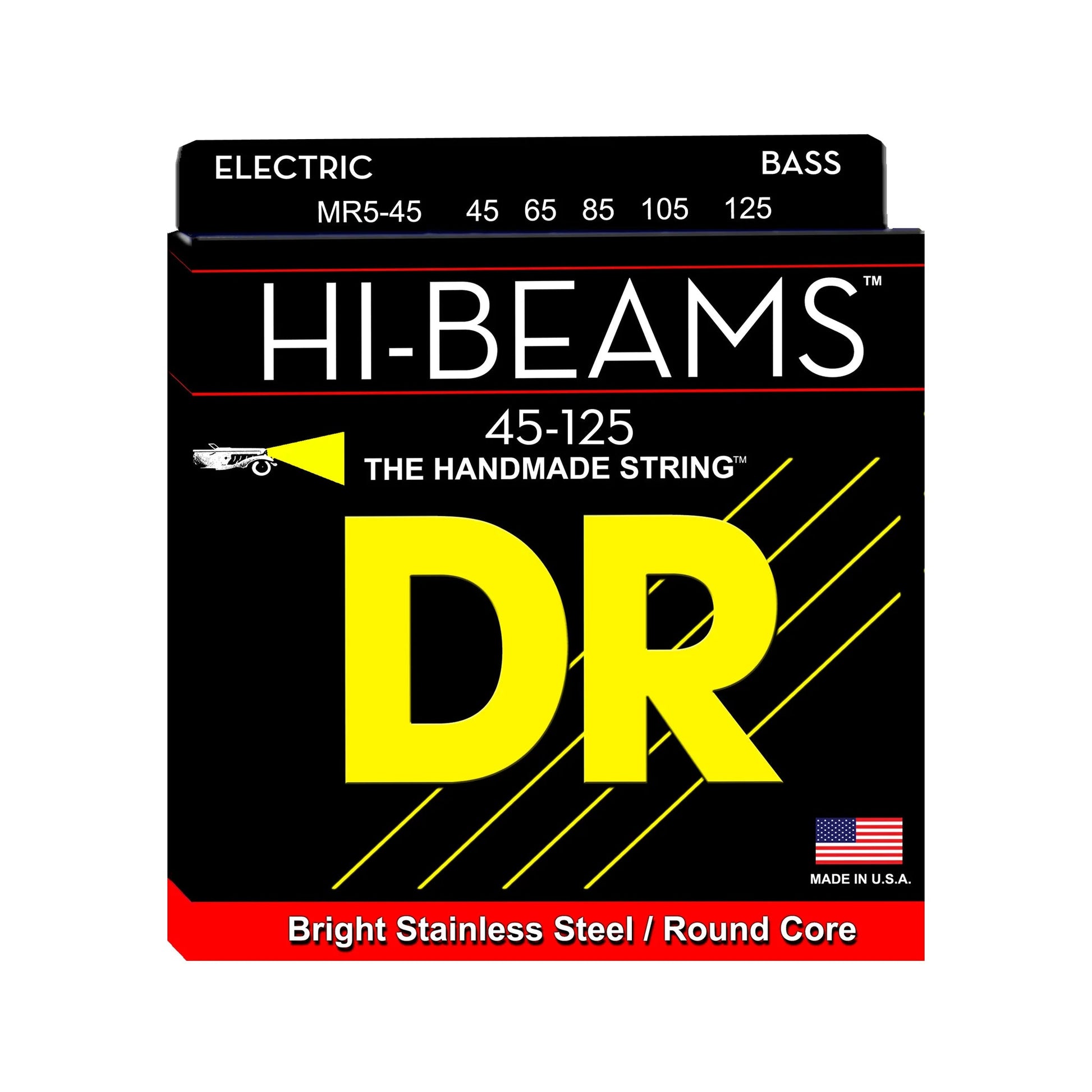 Dây Đàn Guitar Bass DR Strings MR5-45 Hi-Beam Stainless Steel - Việt Music