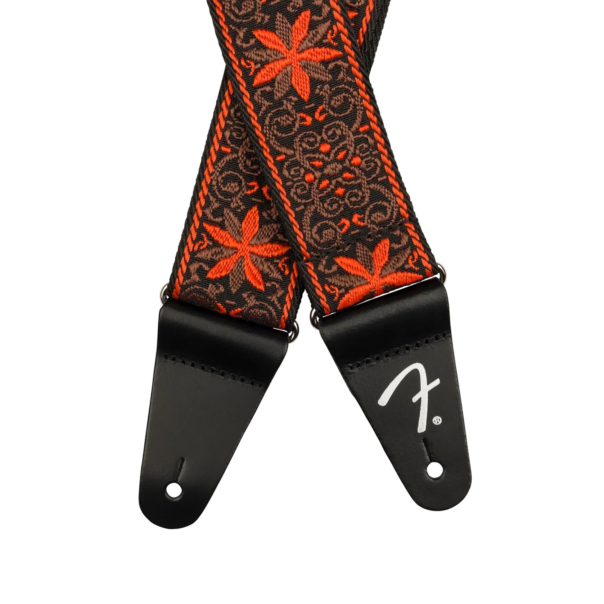 Dây Đeo Đàn Guitar Fender Pasadena Woven, Orange Snowflake - Việt Music