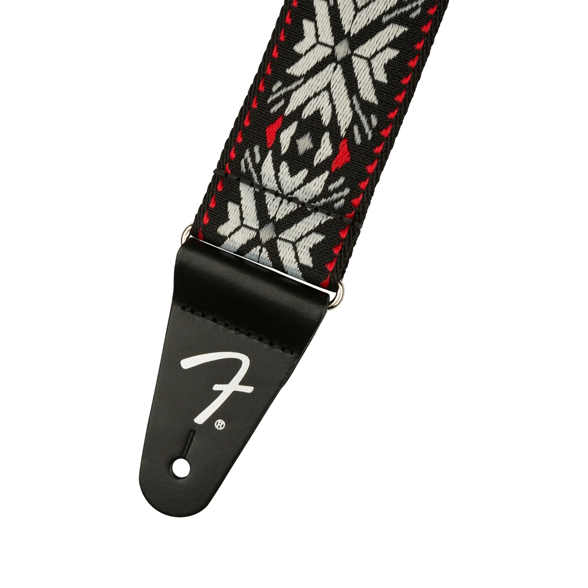 Dây Đeo Đàn Guitar Fender Pasadena Woven, Red Snowflake - Việt Music