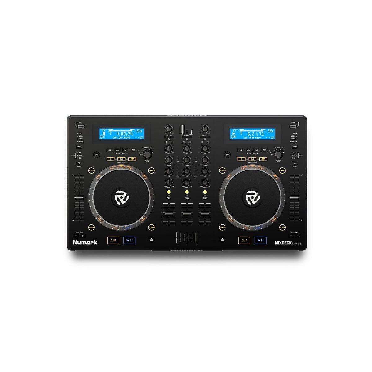 Numark Mixdeck Express 2 Channel DJ Controller With CD/USB Player - Việt Music