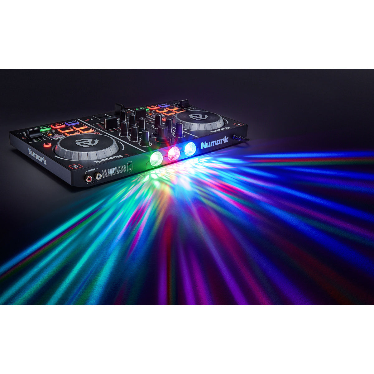 Numark Party Mix DJ Controller with Built-In Sound Card & Light Show DJ Controller - Việt Music