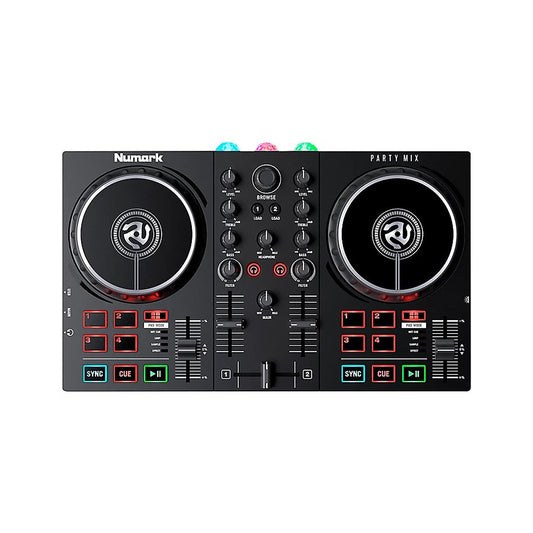 Numark Party Mix DJ Controller with Built-In Sound Card & Light Show DJ Controller - Việt Music