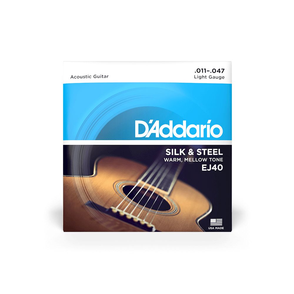 Dây Đàn Guitar Acoustic D'Addario Silk And Steel - Việt Music