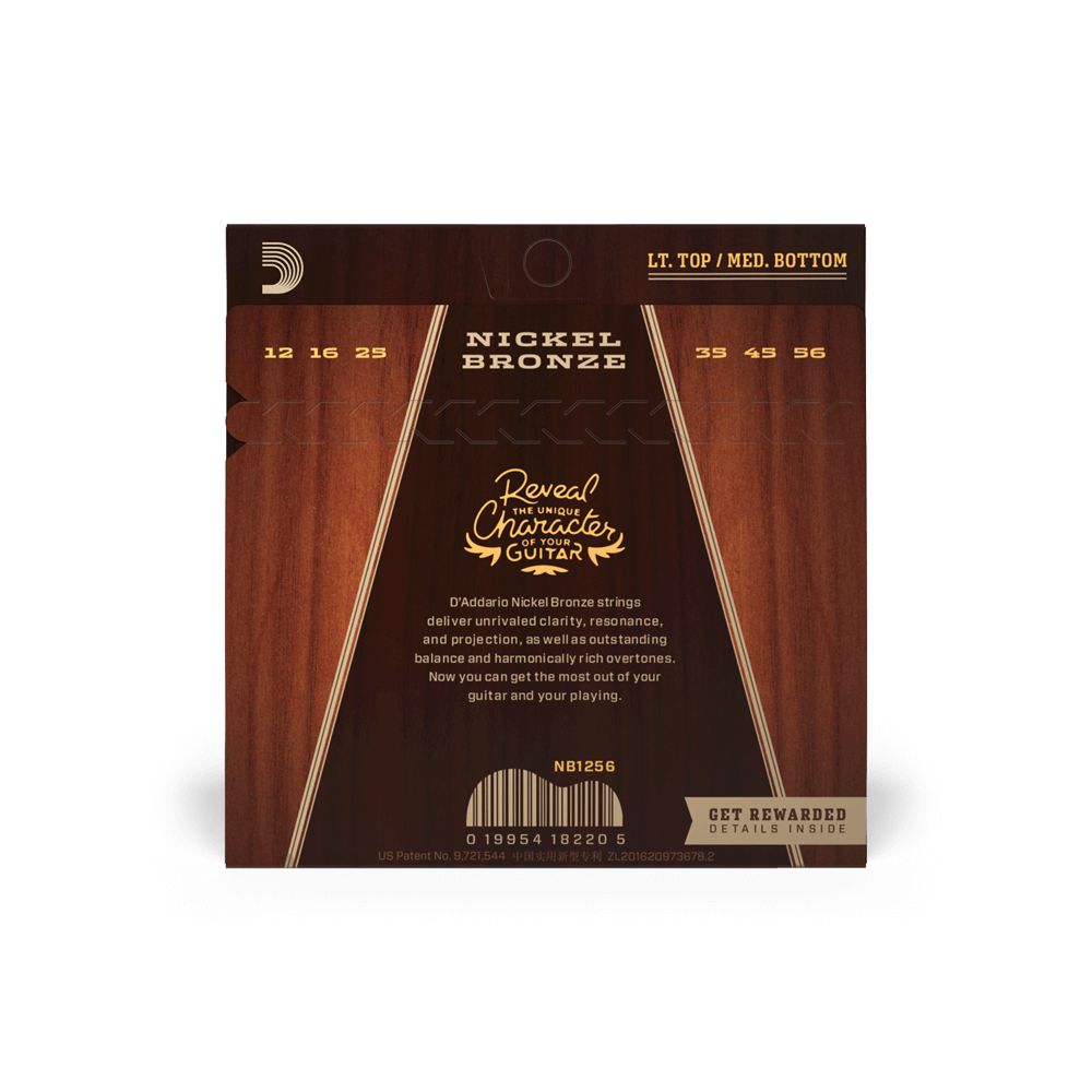 Dây Đàn Guitar Acoustic D'Addario Nickel Bronze - Việt Music