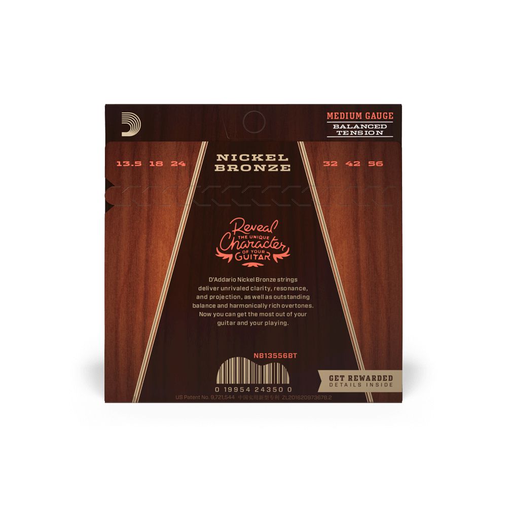 Dây Đàn Guitar Acoustic D'Addario Nickel Bronze - Việt Music