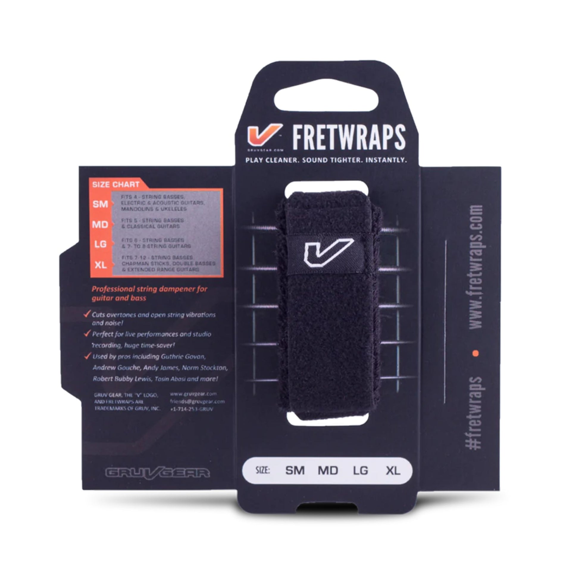 FretWraps Gruv Gear Black - Việt Music