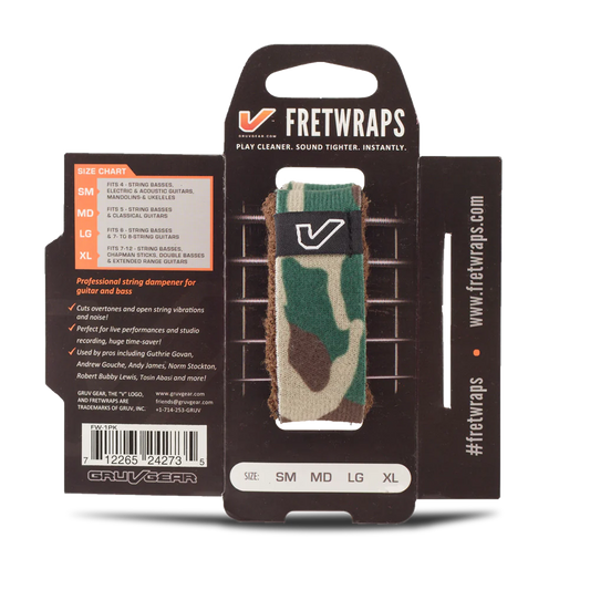 FretWraps Gruv Gear Camo Green/Brown - Việt Music