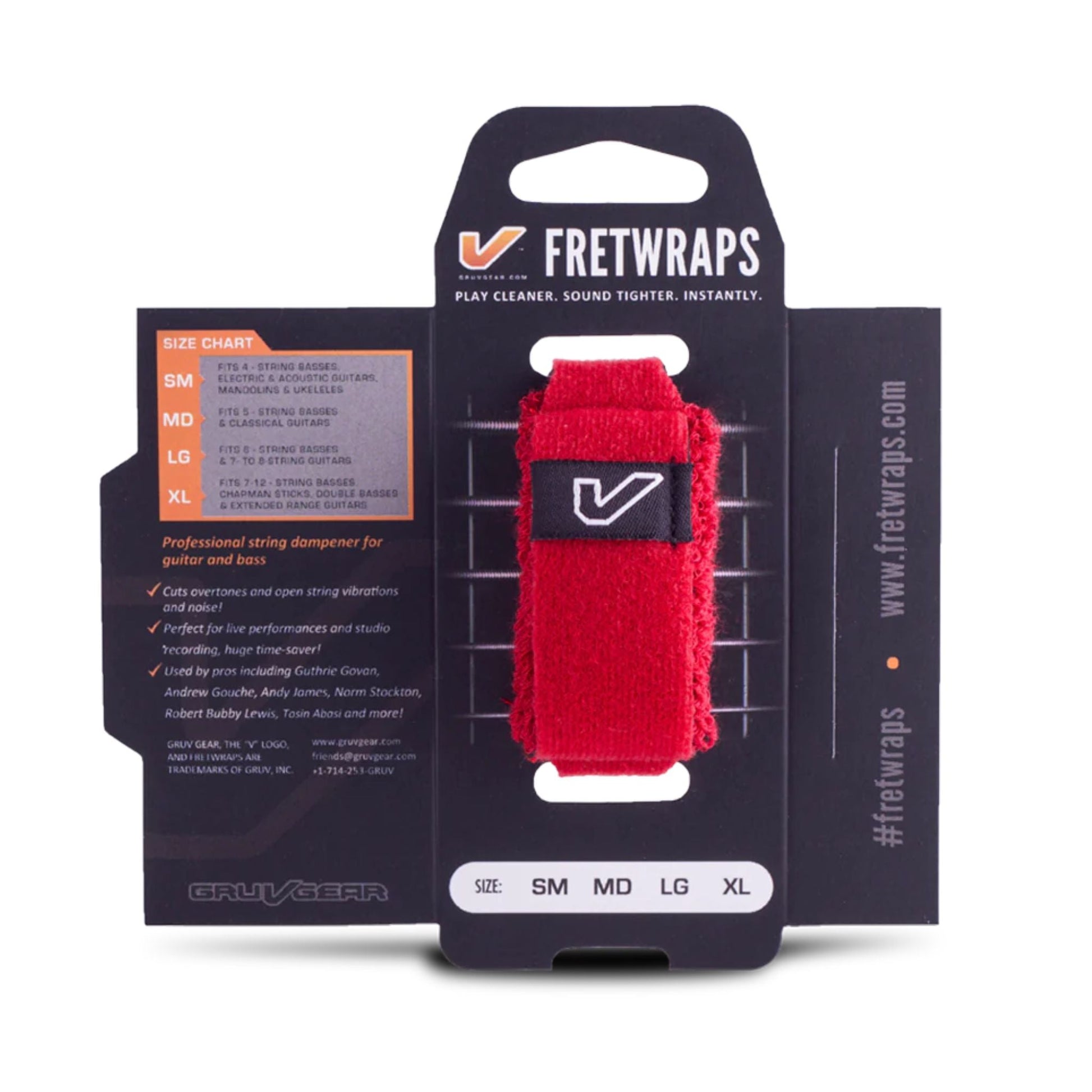 FretWraps Gruv Gear Red - Việt Music