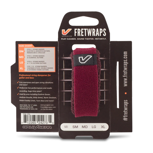 FretWraps Gruv Gear Wine (Burgundy) - Việt Music