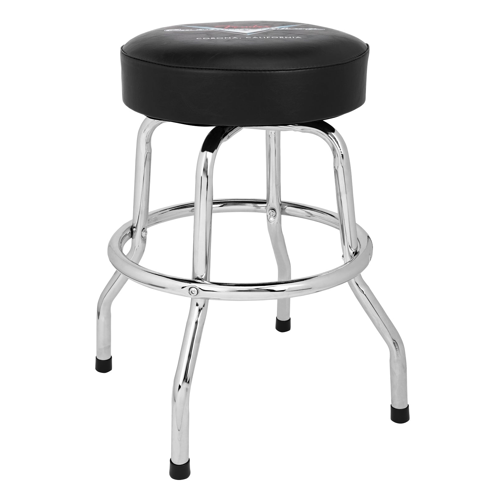 Ghế Chơi Đàn Guitar Fender Custom Shop Pinstripe Barstool, Black - Việt Music