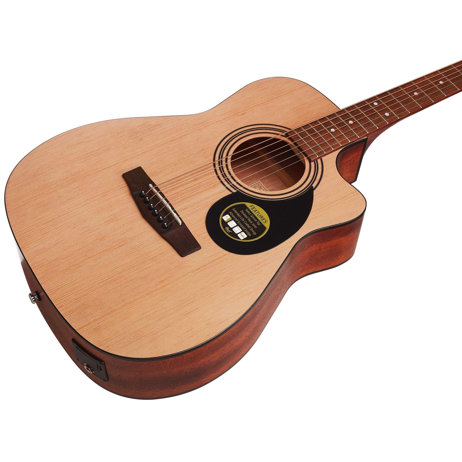 Đàn Guitar Acoustic Cort AF515CE, Open Pore - Việt Music