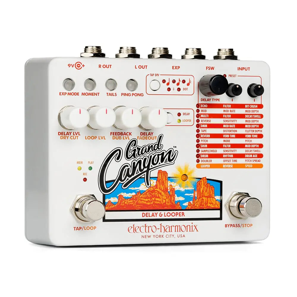 Pedal Guitar Electro-Harmonix Grand Canyon - Delay & Looper - Việt Music