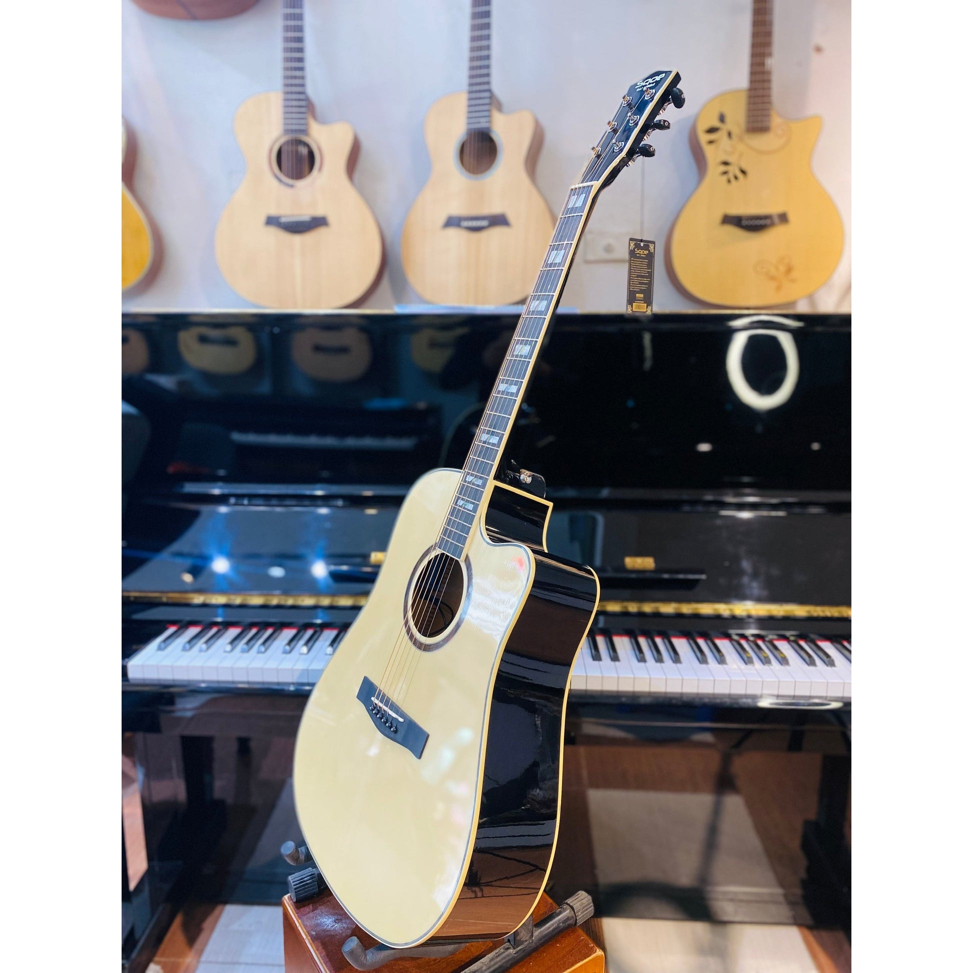 Đàn Guitar Acoustic Sqoe ED29 EQ - Việt Music