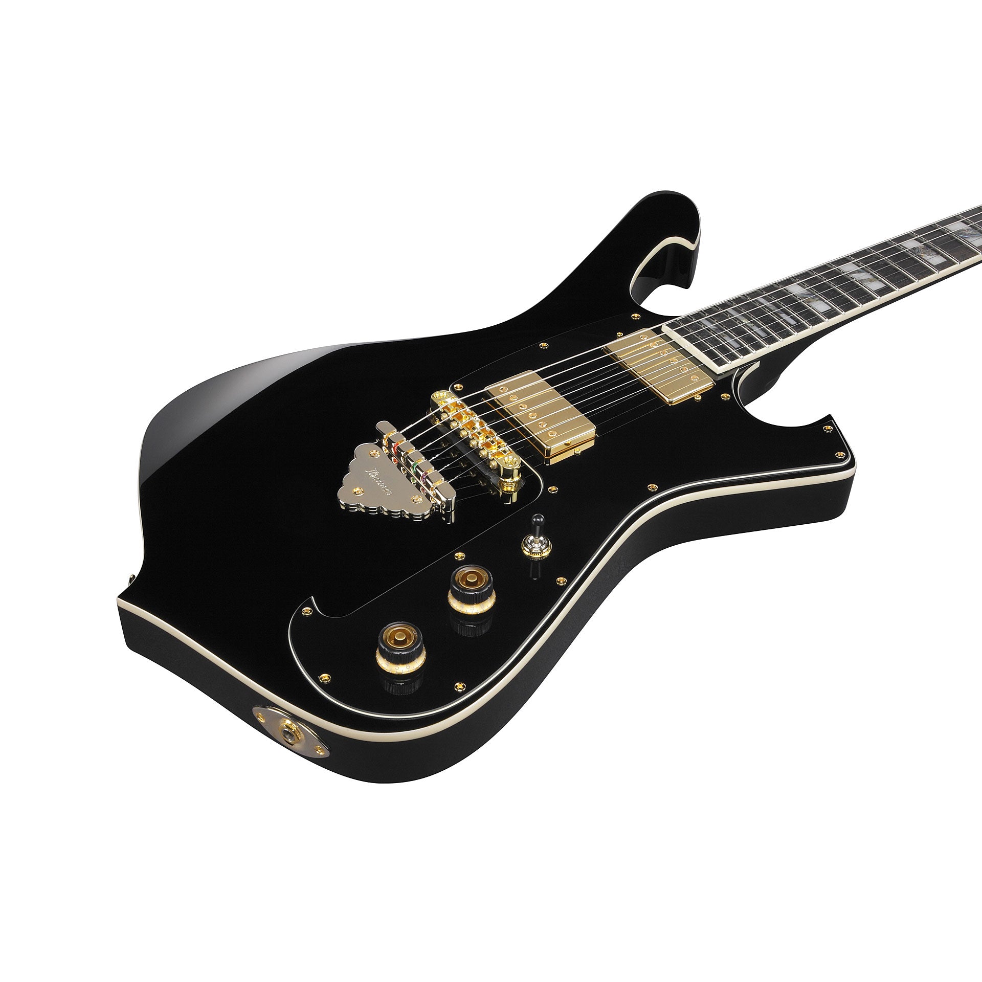 Đàn Guitar Điện Ibanez FRM350 Paul Gilbert Signature HH, Ebony Fingerboard, Black - Việt Music