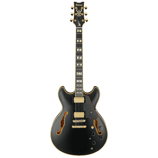 Đàn Guitar Điện Ibanez JSM20 John Scofield Signature HH, Ebony Fingerboard, Black Low Gloss - Việt Music