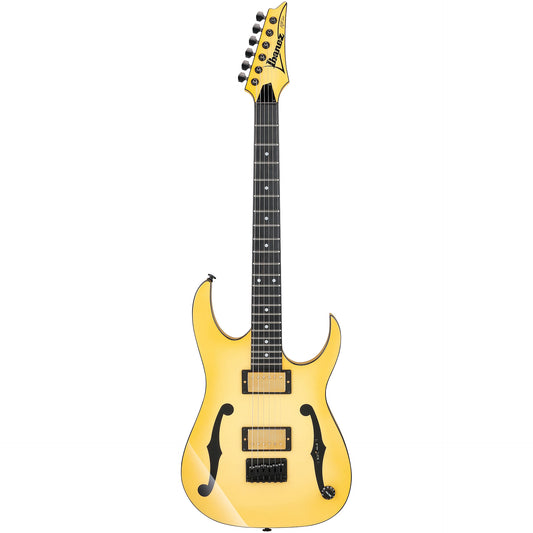 Đàn Guitar Điện Ibanez PGM1000T Paul Gilbert Signature HH, Ebony Fingerboard, Aged Cream Burst - Việt Music