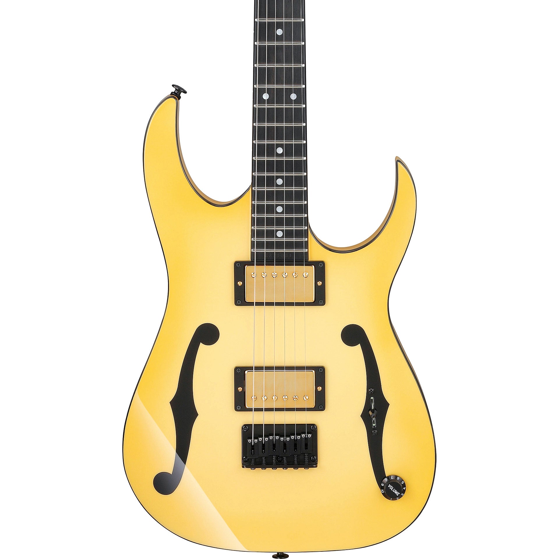 Đàn Guitar Điện Ibanez PGM1000T Paul Gilbert Signature HH, Ebony Fingerboard, Aged Cream Burst - Việt Music