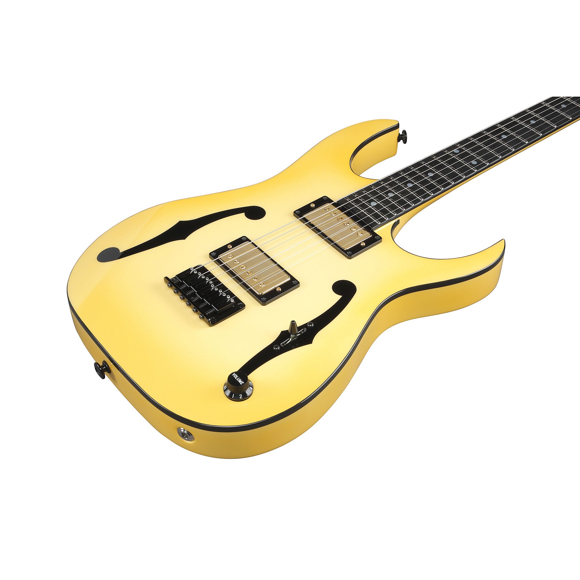 Đàn Guitar Điện Ibanez PGM1000T Paul Gilbert Signature HH, Ebony Fingerboard, Aged Cream Burst - Việt Music