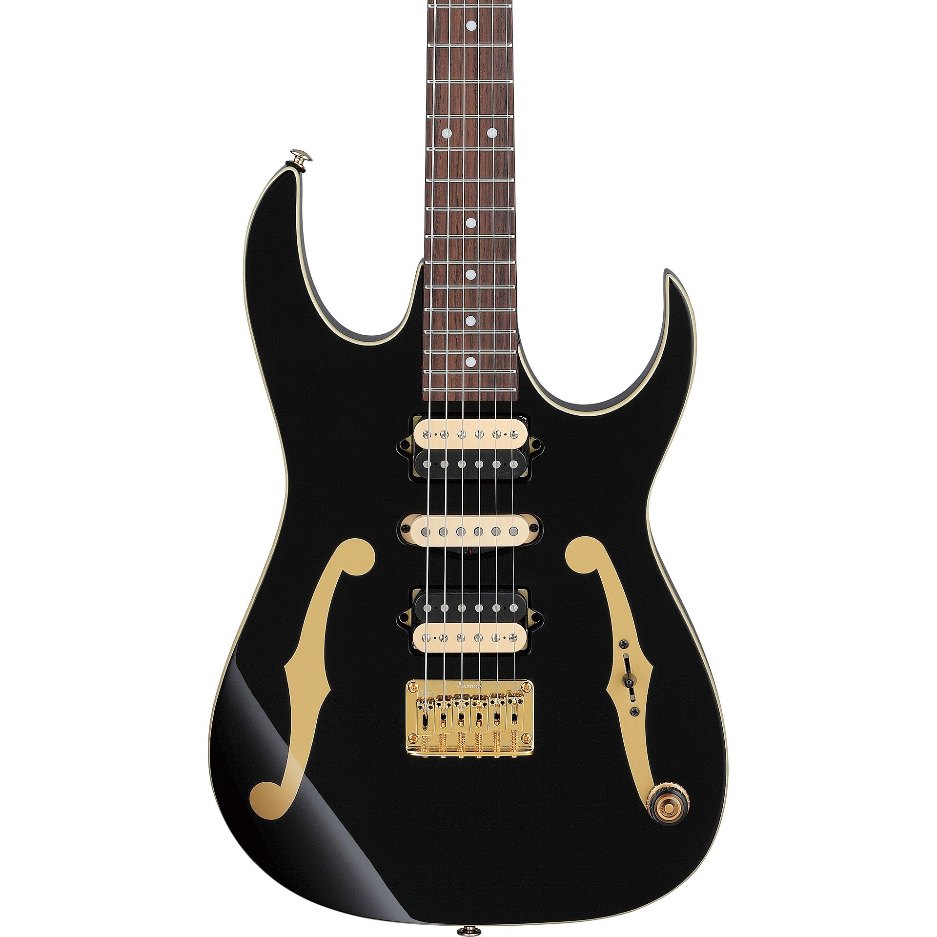 Đàn Guitar Điện Ibanez PGM50 Paul Gilbert Signature HSH, Rosewood Fingerboard, Black - Việt Music