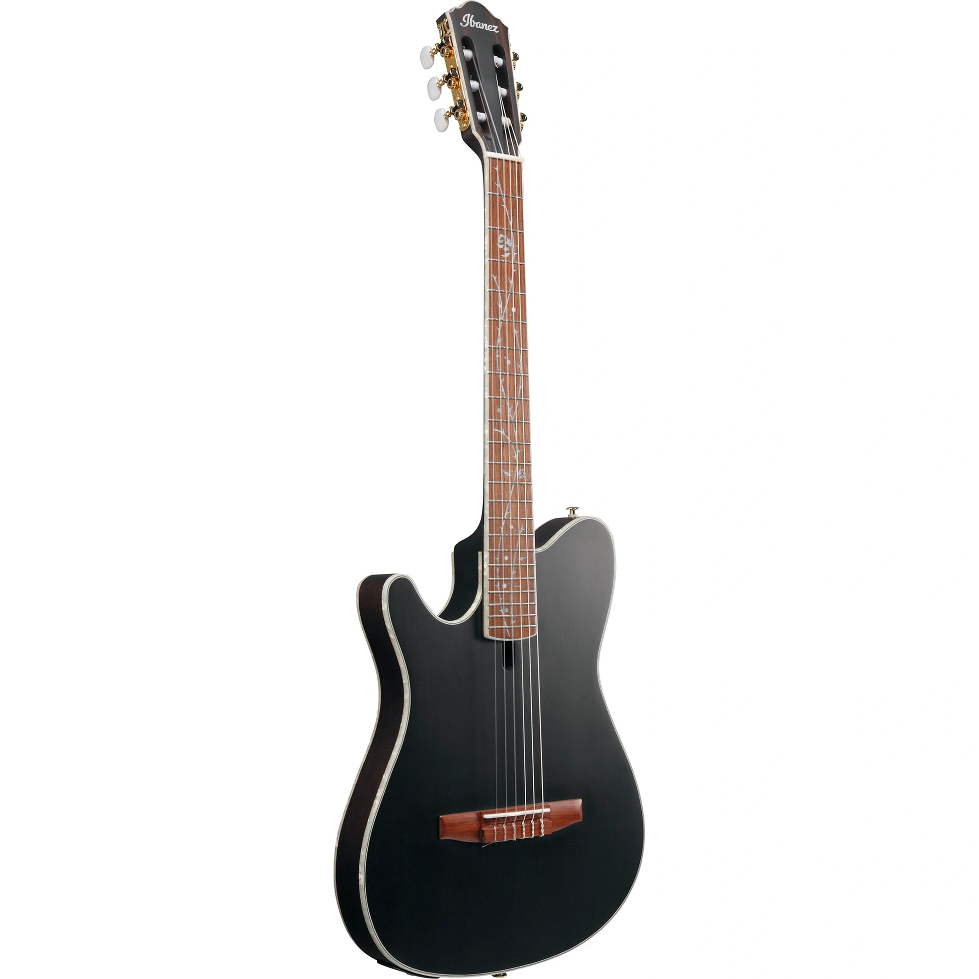 Đàn Guitar Classic Ibanez TOD10NL Tim Henson Signature Nylon Acoustic, Black Flat - Việt Music