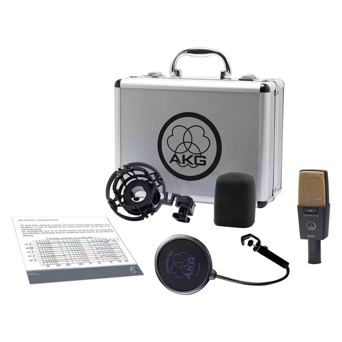 Micro thu âm Pro Studio AKG C414 XLII - Việt Music