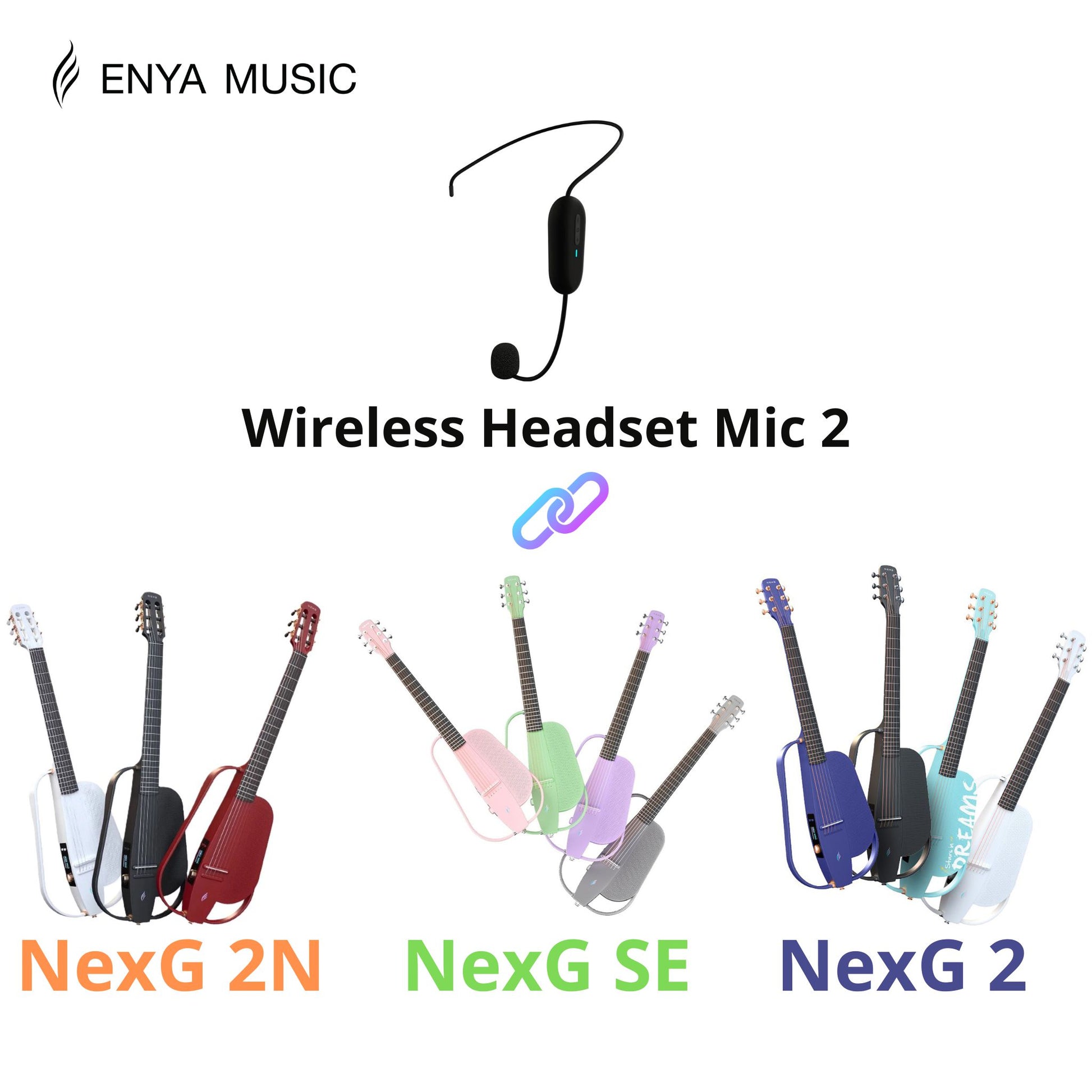 Micro Đeo Tai Không Dây Enya NEXG 2 - Wireless Headset Mic 2 - Việt Music