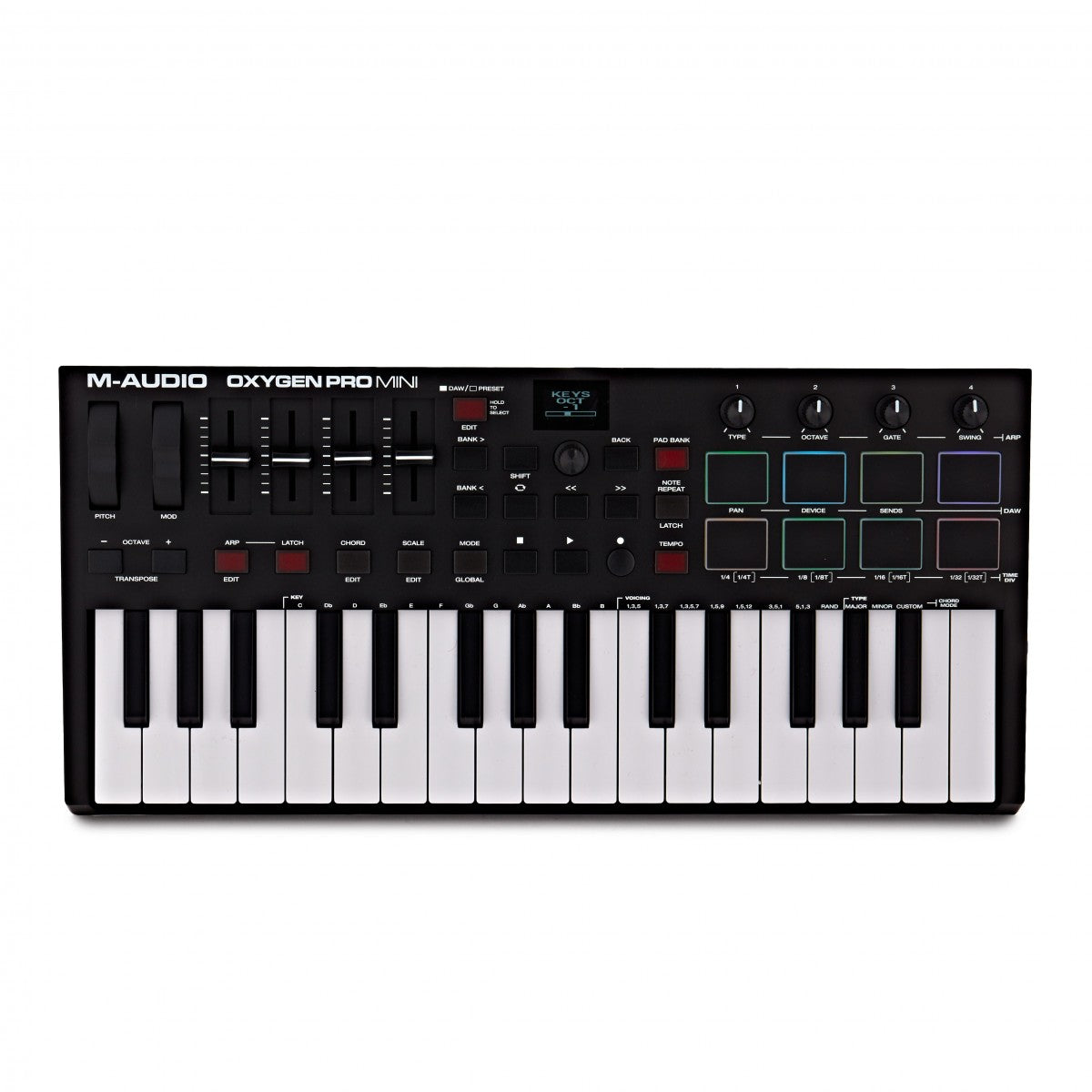 MIDI Keyboard Controller M-Audio Oxygen Pro Mini - Việt Music