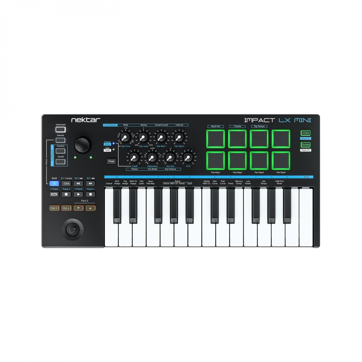 Midi Keyboard Controller Nektar Impact LX Mini - Việt Music