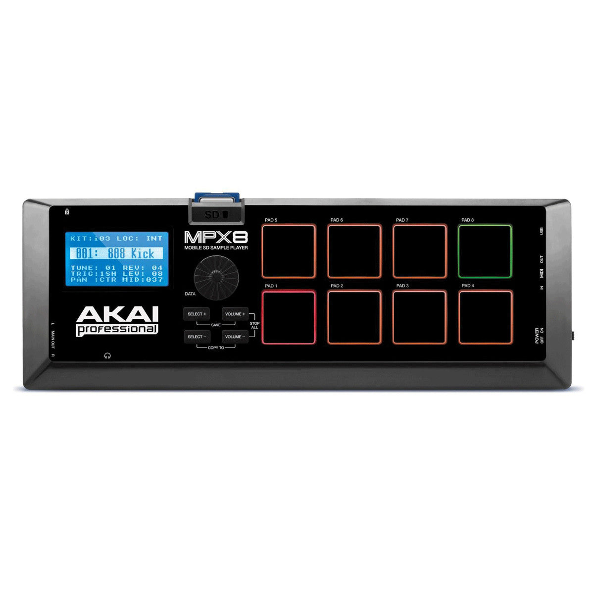 MIDI Pad Controller Akai MPX8 - Việt Music