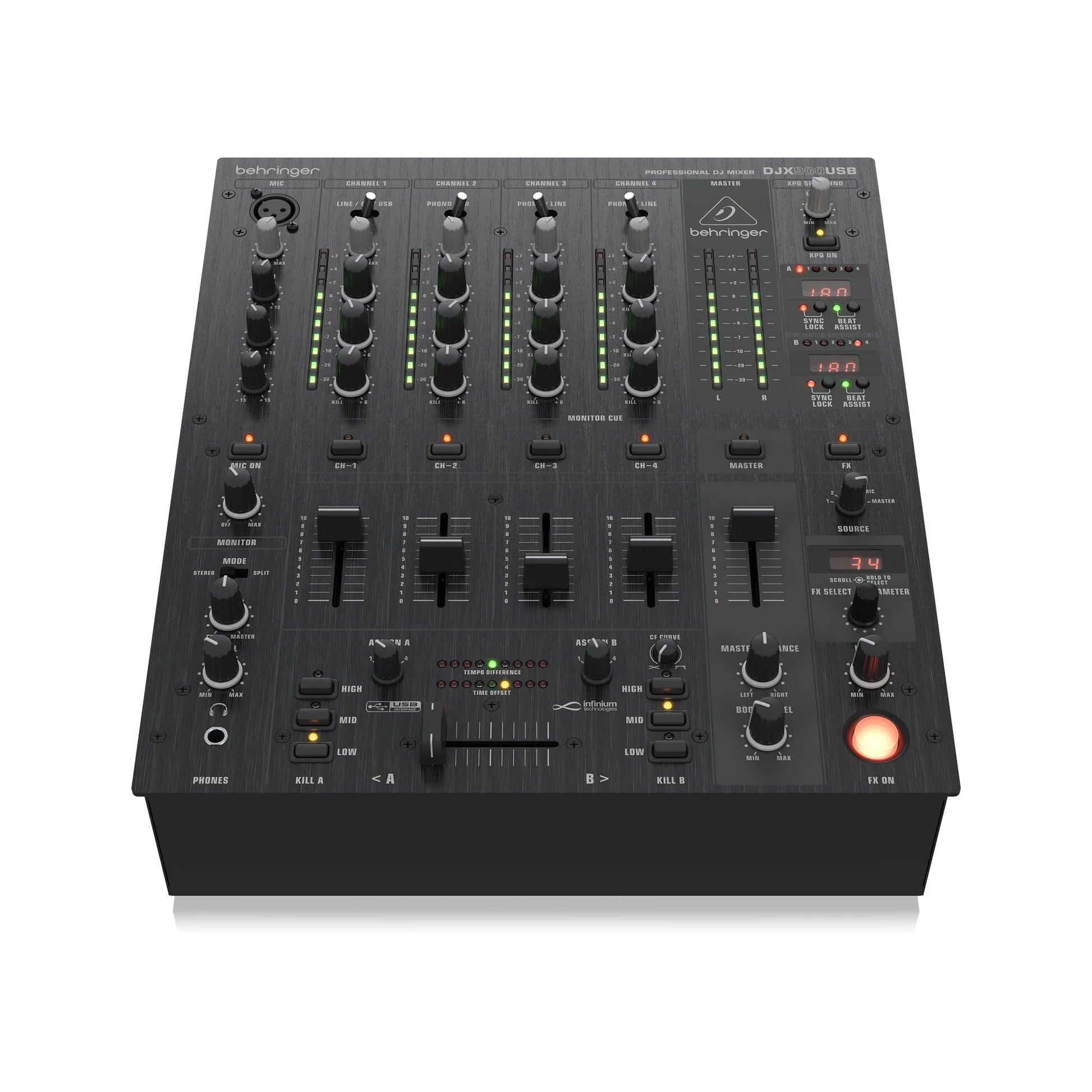 Mixer Behringer Pro Mixer DJX900USB 4-channel DJ - Việt Music