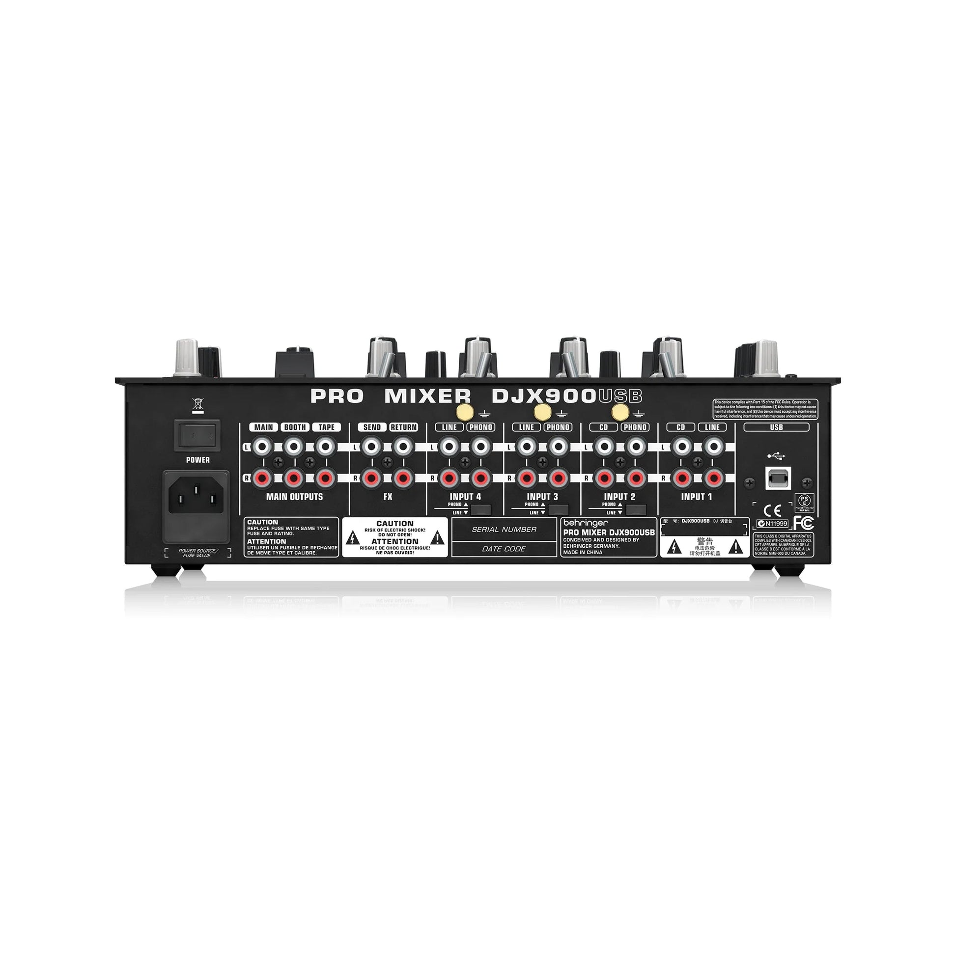 Mixer Behringer Pro Mixer DJX900USB 4-channel DJ - Việt Music