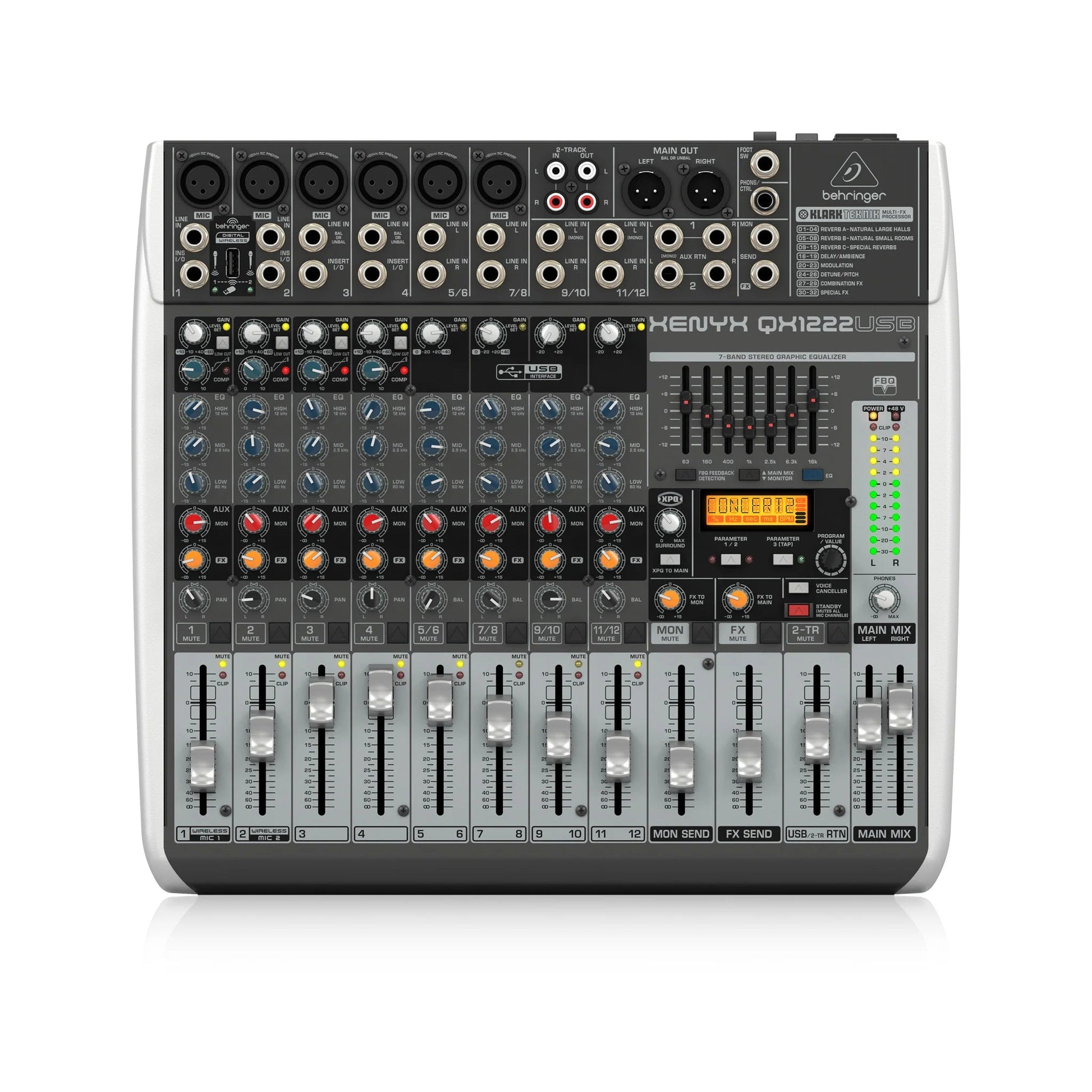 Mixer Behringer QX1222USB Xenyx 12-Channel - Việt Music