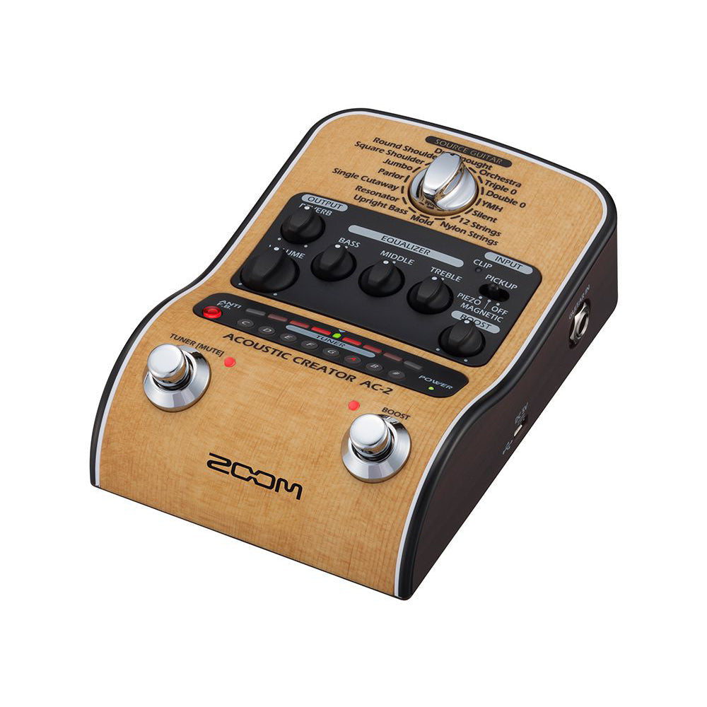 Pedal Guitar Acoustic Zoom AC-2 Acoustic Creator - Việt Music