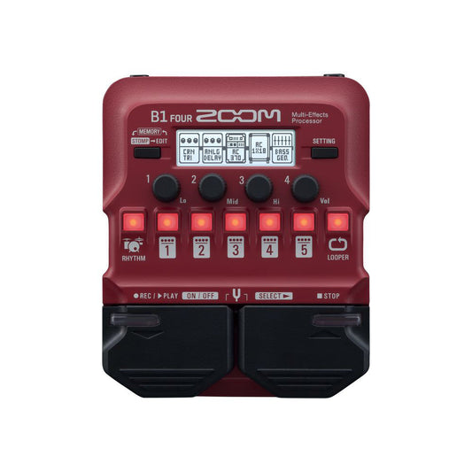 Pedal Guitar Bass Zoom B1 Four / B1X Four Bass Multi-Effects Processors - Việt Music