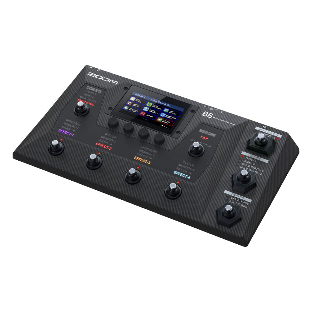 Pedal Guitar Bass Zoom B6 Bass Multi-Effects Processors - Việt Music