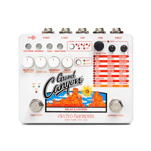 Pedal Guitar Electro-Harmonix Grand Canyon Delay & Looper - Việt Music