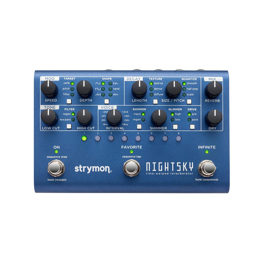 Pedal Guitar Strymon NightSky Reverb - Việt Music