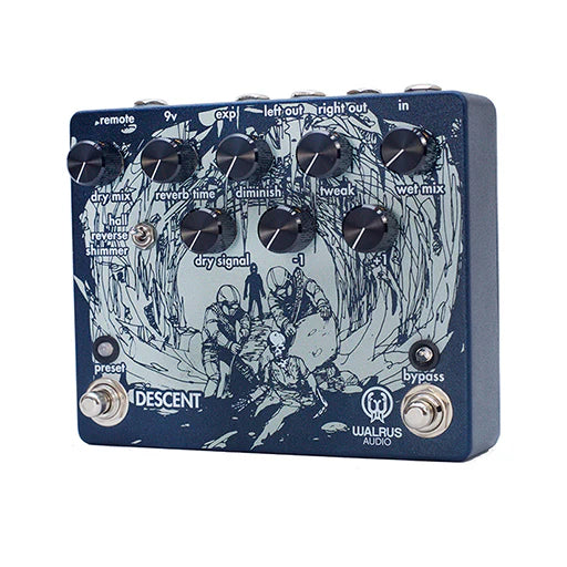 Pedal Guitar Walrus Audio Descent Reverb & Octave Machine - Việt Music