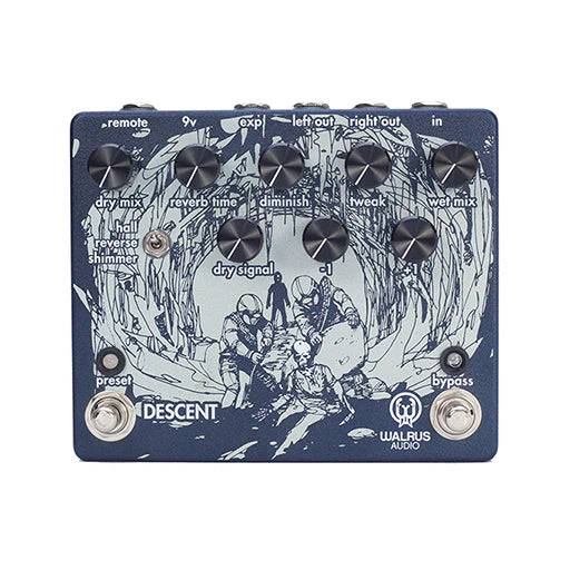 Pedal Guitar Walrus Audio Descent Reverb & Octave Machine - Việt Music