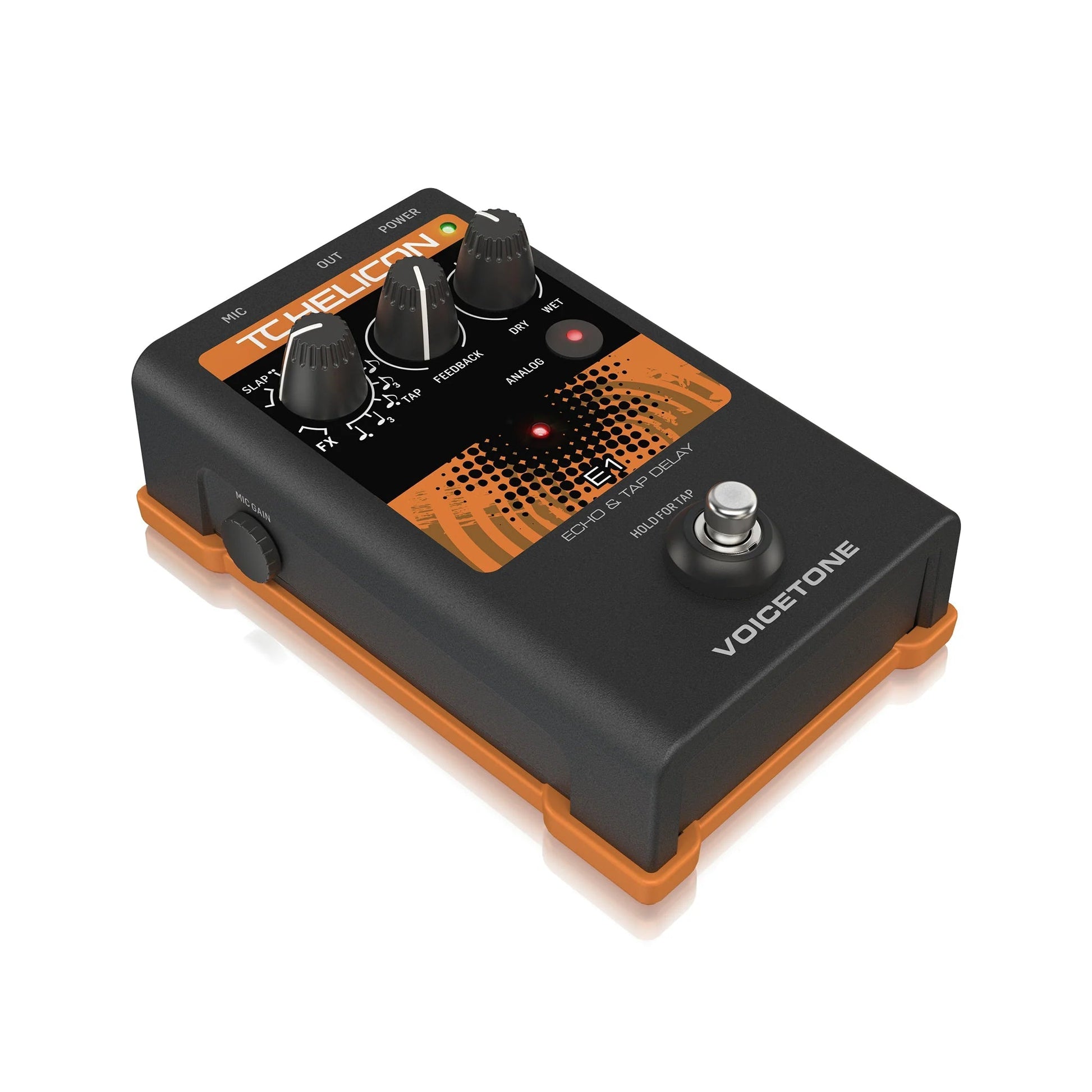 Pedal Guitar TC-Helicon VoiceTone E1 Echo and Tap Delay Vocal - Việt Music