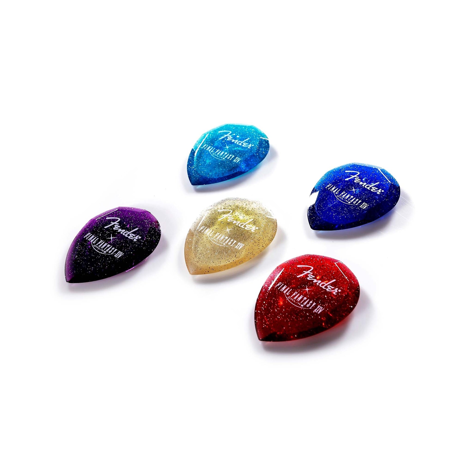 Pick Gảy Đàn Guitar Jim Dunlop Fender Final Fantasy XIV Crystal Shards, 5pc - Việt Music