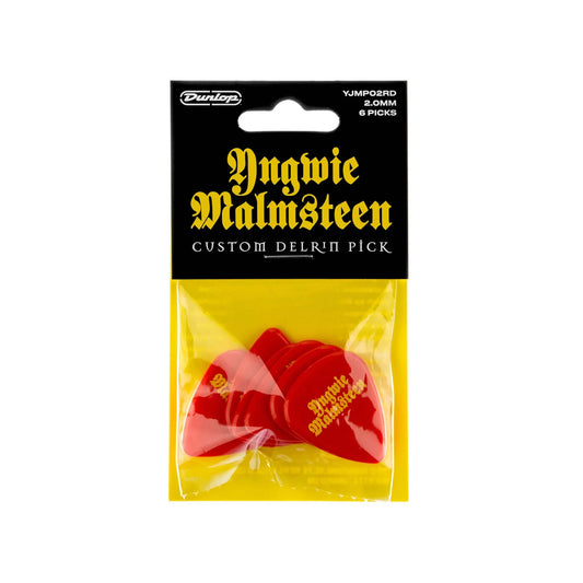 Pick Gảy Đàn Guitar Jim Dunlop YJMP02RD Yngwie Malmsteen Custom Delrin 2.0mm, 6pc - Việt Music