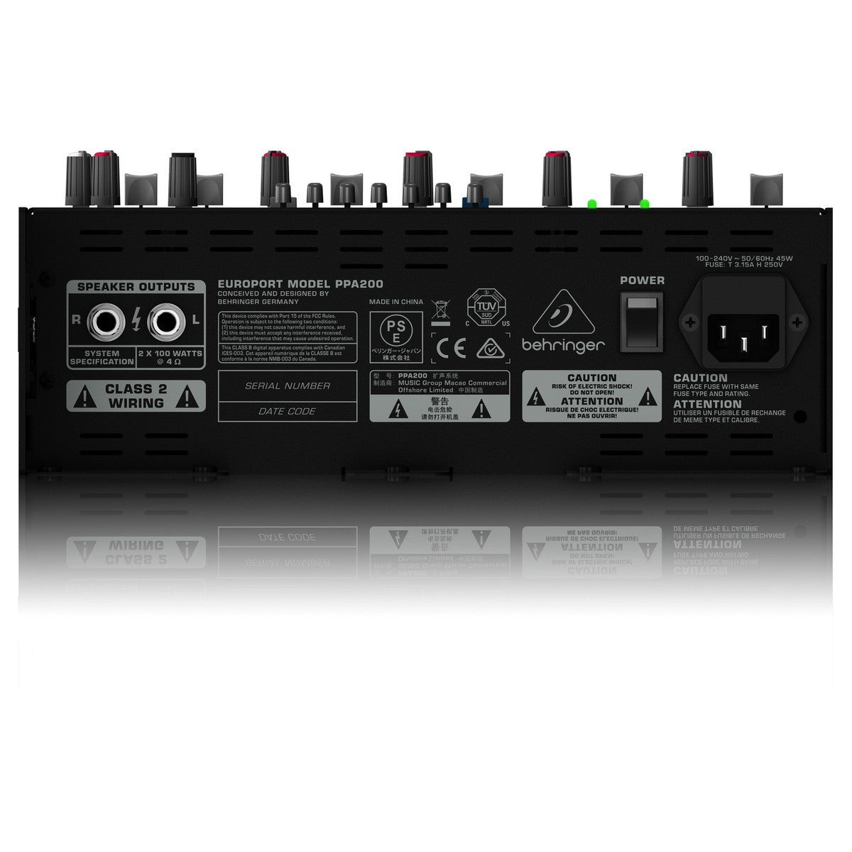 Loa Behringer Europort PPA2000BT 8-channel Portable PA System Bluetooth - Việt Music