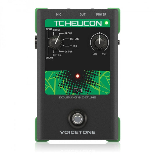 Pedal Vocal TC Helicon VoiceTone D1 Doubling and Detuning - Việt Music